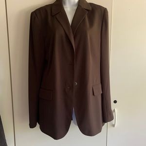 Brown woman’s size 14 blazer NY&CO